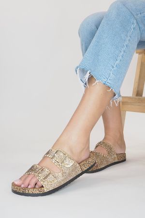 Laundry B Rossi Slide Gold